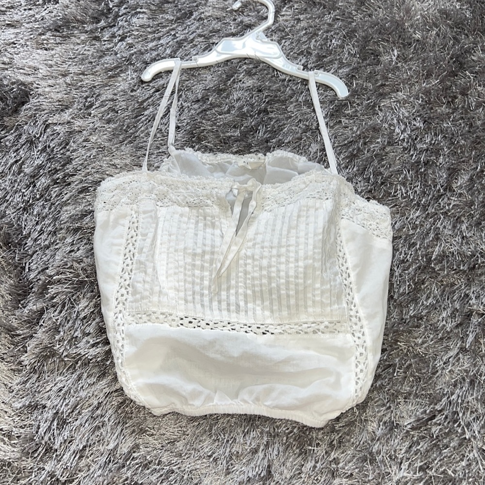 Tiny White Tank Aeropostale